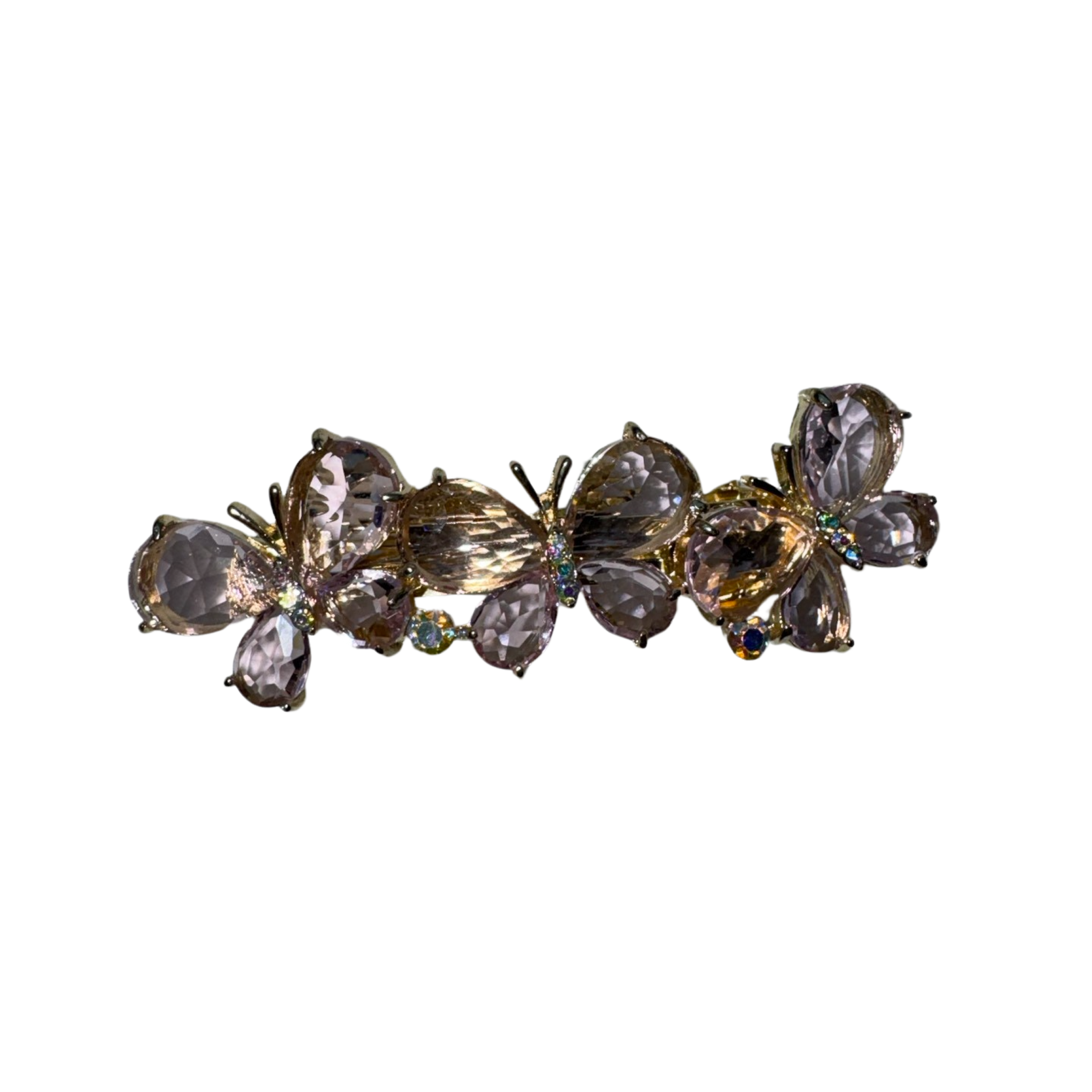 Mauve Butterfly Barrette